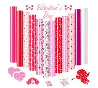 HTVRONT Valentine's Day Heat Transfer Vinyl - 13 Pack Iron on Vinyl
