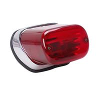 HTVTKRFGRL Motorcycle Taillight For Virago XV250 XV400 Motorcycle Tail Brake Light ABS Red Motorbike Rear Indicator Stop Lamp