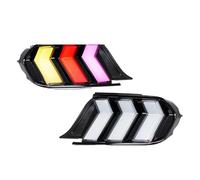 HTVTKRFGRL Tail Lights Lamps Assembly For Mustang S550 2015-2023 Color Change Sequential Blinker Rear Lamps LED RGB Tail Lights