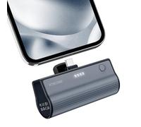 HTWCOME Mini Power Bank 5000mAh, USB-C 20W Power Bank with Fast Charging,Compatible with iPhone15/ 16 Pro Max/16 Pro/15,Samsung Series, Xiaomi Huawei OPPO,iPad,AirPods and Android Switch etc (Black)