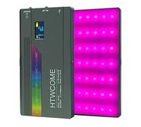 HTWCOME RGB Video Light USB Rechargeable Camera Light with Mini Tripod 2500K-9000K Color Temperature for YouTube Filmmaking/Videography Portable Photography Lighting