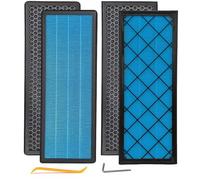 HTWORK HEPA Air Filter Activated Carbon Cabin Air Filter Replacement for Tesla Model Y Accessories 2024-2020 (Set of 4 Packs)
