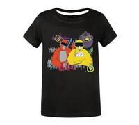 HTXLJ Boys Games Gorilla Tag T-Shirt Monke Merch Short Sleeve for Kids Gorilla Tag Merch (Black,170cm,13 Years,14 Years)