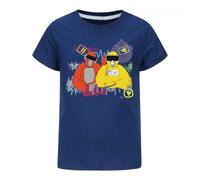 HTXLJ Boys Games Gorilla Tag T-Shirt Monke Merch Short Sleeve for Kids Gorilla Tag Merch (Navy Blue,170cm,13 Years,14 Years)