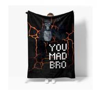 HTXLJ Kids Gorilla Tag Blanket Boys Gorilla Tag Throws Blanket Children's Nap Blanket- Soft Lightweight Plush Cozy (J,2XS:32in x 47in(80x120cm))