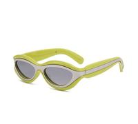 HTXONB 2025 Fashion Cat Eye Colorblock Design Sunglasses for Men and Women UV Protection Polarized Sunglasses,C8,135 * 146 * 29mm