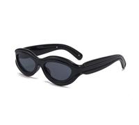 HTXONB 2025 Fashion Cat Eye Colorblock Design Sunglasses for Men and Women UV Protection Polarized Sunglasses,C1,135 * 146 * 29mm