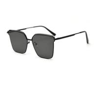 HTXONB 2025 Fashion Metal Nylon Lens Sunglasses Women Outdoor Travel Large Frame Polarized Sunglasses,C1,145 * 152 * 54mm