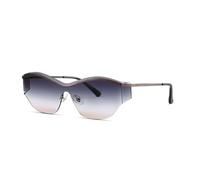 HTXONB 2025 Fashion Metal One-piece Polarized Sunglasses for Men and Women Cat Eye Polygonal Sunglasses,C2,136 * 145 * 49mm