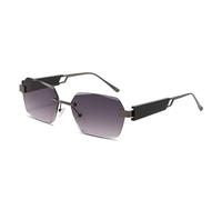HTXONB 2025 frameless PC polarized sunglasses for outdoor travel, street photography, fishing, driving, UV protection sunglasses,C2,145 * 145 * 42mm
