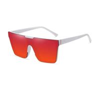 HTXONB 2025 large frame one-piece cycling sunglasses outdoor street shooting driving retro sun visor,C6,140 * 148 * 55mm