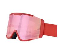 HTXONB 2025 Men's and Women's Double-layer Anti-fog Ski Goggles Snow Goggles Mountaineering Windproof Goggles,red pink,185 * 100mm