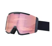HTXONB 2025 Men's and Women's Double-layer Anti-fog Ski Goggles Snow Goggles Mountaineering Windproof Goggles,Black Pink,185 * 100mm