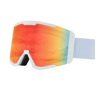 HTXONB 2025 Men's and Women's Double-layer Anti-fog Ski Goggles Snow Goggles Mountaineering Windproof Goggles,White Red,185 * 100mm