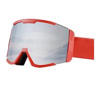 HTXONB 2025 Men's and Women's Double-layer Anti-fog Ski Goggles Snow Goggles Mountaineering Windproof Goggles,red silver,185 * 100mm
