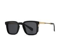 HTXONB 2025 Men's and Women's Retro Square Frame Sunglasses Outdoor Travel Vacation Sun Protection and UV Protection Sunglasses,C1,142 * 138 * 47mm