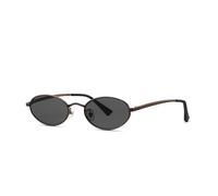 HTXONB 2025 metal round frame nylon lens punk sunglasses fashion street shooting travel sun protection UV protection polarized sun