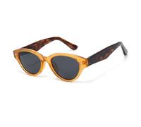 HTXONB 2025 Retro Cat Eye Oval Polarized Sunglasses Outdoor Travel Sun Protection and UV Protection Sunglasses,C6,148 * 151 * 45mm