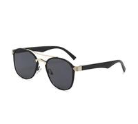 HTXONB 2025 Women's Retro Metal Polarized Sunglasses Outdoor Street Photography Travel Sun Protection and UV Protection Sunglasses,C1,140 * 146 * 48mm