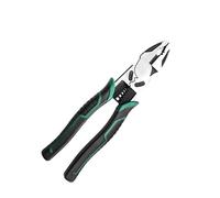 HTXONB Alloy Wire Cutters Wire Stripper Demolisher Pliers Electrician Metalworking Professional Tool,Black Green,9 inch