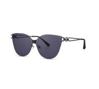HTXONB Fashion frameless glasses with integrated lenses for men and women cat-eye sunglasses,C3,147 * 139 * 54mm