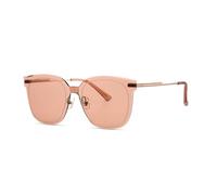 HTXONB Fashion frameless temperament sunglasses for men and women with integrated lenses for outdoor street photography and travel