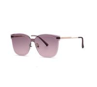 HTXONB Fashion frameless temperament sunglasses for men and women with integrated lenses for outdoor street photography and travel