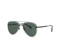 HTXONB Fashion half-frame frog mirror classic retro polarized sunglasses outdoor travel driving sun protection UV protection sunglasses,C3,147 * 142 * 53mm