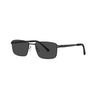 HTXONB Fashion men's and women's business square polarized sunglasses PC lens anti-ultraviolet driving sunglasses,C1,152 * 131 * 40mm