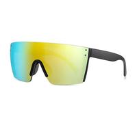 HTXONB Fashion men's and women's cycling goggles colorful outdoor sports sunshade anti-ultraviolet sunglasses,C7,140 * 143 * 58mm