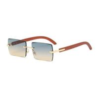 HTXONB Fashion men's and women's frameless PC polarized sunglasses for outdoor travel fishing driving sunshade and UV protection sunglasses,C4,150 * 142 * 39mm