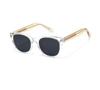 HTXONB Fashion men's and women's square frame polarized sunglasses anti-ultraviolet trendy street shooting sunglasses,C7,149 * 143 * 4