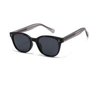 HTXONB Fashion men's and women's square frame polarized sunglasses anti-ultraviolet trendy street shooting sunglasses,C3,149 * 143 * 4