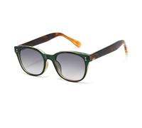 HTXONB Fashion men's and women's square frame polarized sunglasses anti-ultraviolet trendy street shooting sunglasses,C5,149 * 143 * 4