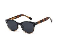 HTXONB Fashion men's and women's square frame polarized sunglasses anti-ultraviolet trendy street shooting sunglasses,C2,149 * 143 * 4