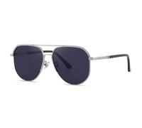 HTXONB Fashion men's metal sunglasses large frame PC polarized anti-ultraviolet driving sunglasses,C3,147 * 144 * 54mm