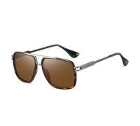 HTXONB Fashion men's metal UV protection photochromic sunglasses polarized driving sunglasses,C5,141 * 144 * 51mm