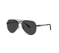 HTXONB Fashion men's polarized sunglasses metal large frame sports sunglasses outdoor street photography travel driving sun protec