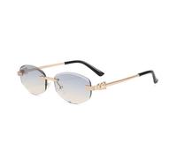 HTXONB Fashion metal frameless PC polarized sunglasses outdoor street photography travel sunshade anti-ultraviolet sunglasses,C5,135 * 136 * 43mm