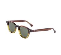 HTXONB Fashion polarized sunglasses for men and women retro UV-proof round frame sunglasses,C4,150 * 150 * 45mm
