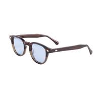 HTXONB Fashion polarized sunglasses for men and women retro UV-proof round frame sunglasses,C5,150 * 150 * 45mm