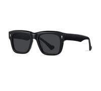 HTXONB Fashion square frame acetate polarized sunglasses outdoor travel driving sunglasses,C1,145 * 149 * 41mm