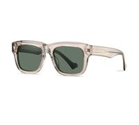 HTXONB Fashion square frame acetate polarized sunglasses outdoor travel driving sunglasses,C3,145 * 149 * 41mm