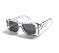 HTXONB Fashion square frame polarized sunglasses for outdoor travel fishing driving sun protection and UV protection with insert temple sunglasses,C4,151 * 149 * 51mm