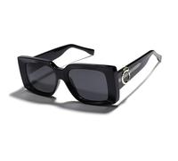 HTXONB Fashion square frame polarized sunglasses for outdoor travel fishing driving sun protection and UV protection with insert temple sunglasses,C2,151 * 149 * 51mm