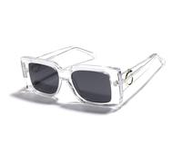 HTXONB Fashion square frame polarized sunglasses for outdoor travel fishing driving sun protection and UV protection with insert temple sunglasses,C6,151 * 149 * 51mm