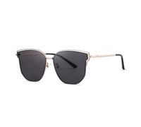 HTXONB Fashionable gradient nylon polarized sunglasses for men and women, retro metal anti-ultraviolet sunglasses,C2,147 * 152 * 53mm