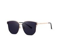 HTXONB Fashionable gradient nylon polarized sunglasses for men and women, retro metal anti-ultraviolet sunglasses,C3,147 * 152 * 53mm