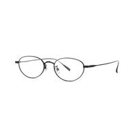 HTXONB Fashionable plain glasses silver wire oval frame street shot travel glasses,Black frame,148 * 134 * 34mm