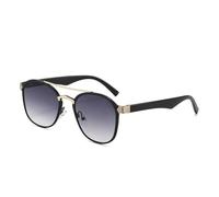 HTXONB Men's and women's fashionable all-match driving and traveling sunglasses double beam anti-ultraviolet sunglasses,C2,140 * 146 * 48mm